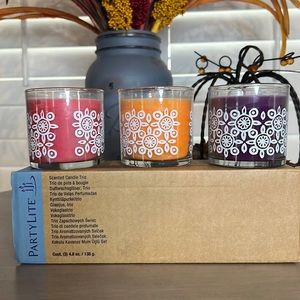 PartyLite candle trio